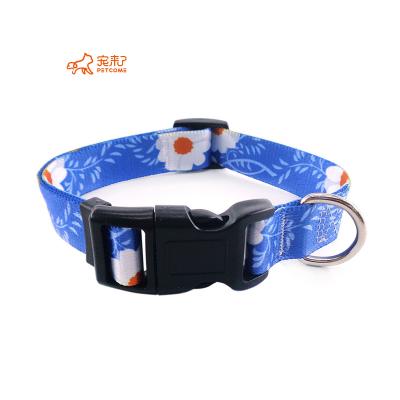 China PETCOME AliExpress Custom Best Selling Custom Boho Adjustable Lightweight Dog Collar for sale