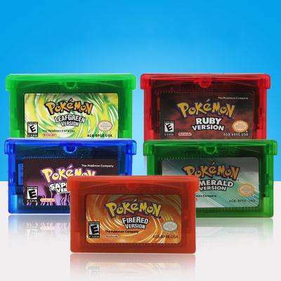 China Sell ​​Well Nostalgia Video Game Cartridge Cards For Pokemon Juegos GameBoy Advance PS For GBA for sale