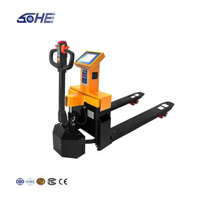 China Electric Forklift Scale with 12 Inch Touchscreen Display and 3t Power Supply 48V/45A for sale