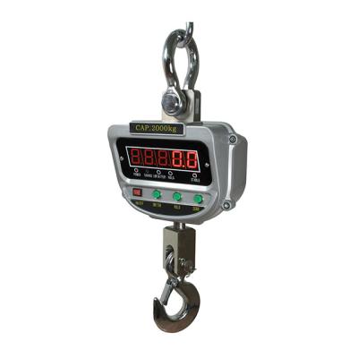 China Customized Support Digital Hanging Scale 1t with Remote Control and LED LCD Display for sale