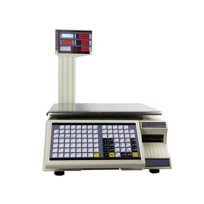 China SHW-TMC 30kg Bar Code Printing Table Scale with AC/DC Power Supply and Maximum Range for sale