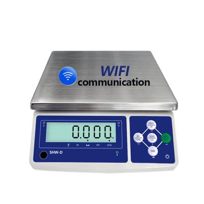 China Level III Accuracy SHWDL-Wireless WIFI Electronic Table Scale with 6kg Capacity and 1 for sale