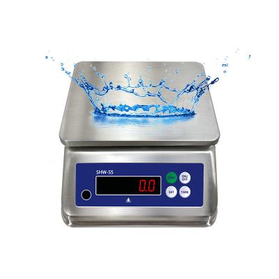 China All Stainless Steel Table Scale with Double Screen and IP68 Protection Level 30kg for sale