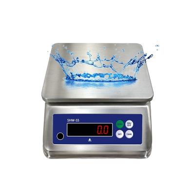 China SOHE S5 Escala de acero inoxidable de 3 kg con pantalla LED doble y clasificación de impermeabilidad IP68 en venta