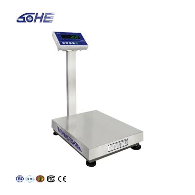 Chine Fonction de pesée Balance industrielle de 60 cm sur 80 cm avec pôle vertical carré à vendre