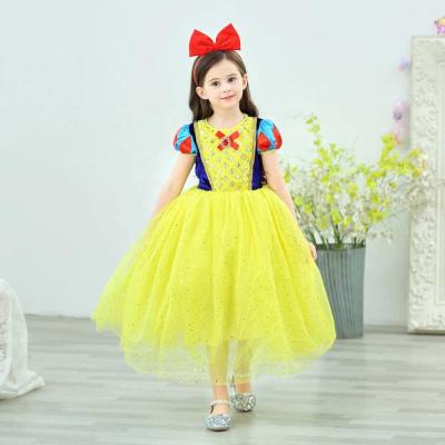 China Breathable Disny Online Dress Girls Halloween Costume Children Snow Queen Cosplay Girl Dress for sale