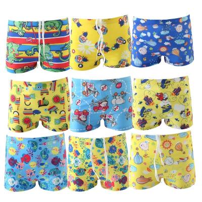 China Cute Printed Toddler Swimming Trunk Swim Trunks Kids Swimsuit Beach Wear Kids Boys Swimwear Breathable For 1-5 Years for sale