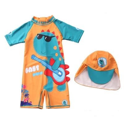 China High Quality Breathable Cartoon Printed Cute Boys Swimwear Children Short Swimwear For Kids Boys for sale