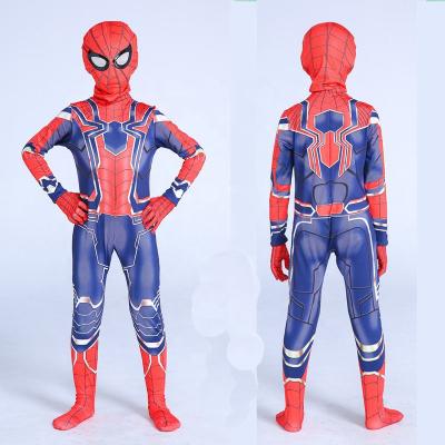 China Breathable Baby Halloween Costume Spiderman Muscle Boys Kids Cosplay Jumpsuit Clothes Kids Overalls for sale