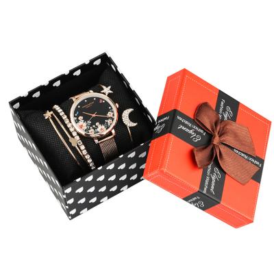 China BOHIME 5pcs/boutique gift set set, bracelet set + quartz watch for women for sale