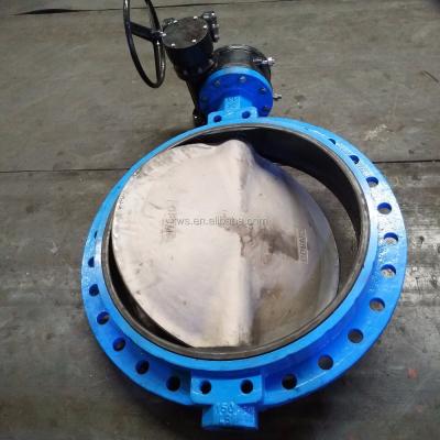 China DN900 PN10/16 Water Wafer Butterfly Valve Single Flange With CF3M Disc for sale