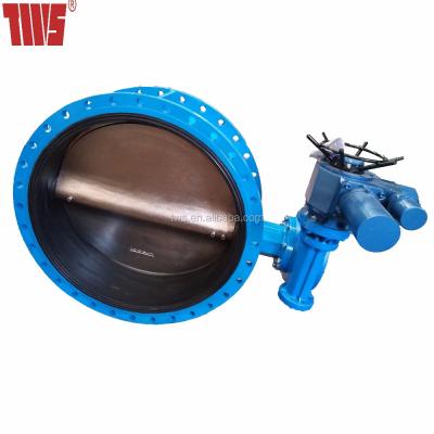 China Water Supply On/Off Electric Rotork Actuator Butterfly Valve With Double Flanges for sale