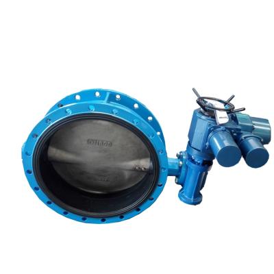 China DN600 PN10 Industry Electric Water Valve Building Industry Butterfly Valve for sale