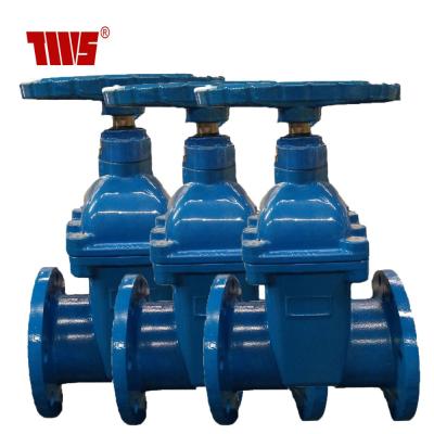 China DN40-DN900 PN10/16 BS5163 General Rubber Non Rising Sealing Stem Gate Valve for sale