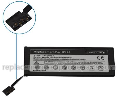 Cina Litio-ione ricaricabile 3.7V delle parti di ricambio di Apple Iphone una batteria da 1450 Mah per Iphone 5 in vendita