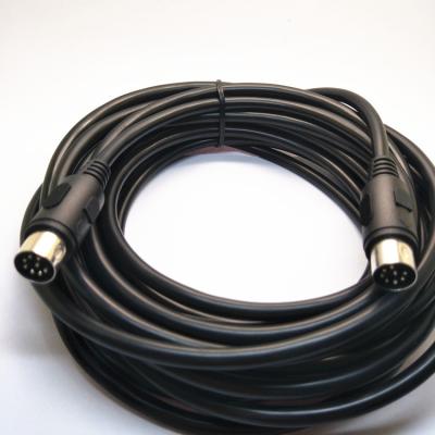 China Multimedia 8 Pin DIN Male To 8 Pin DIN Male Cable for sale