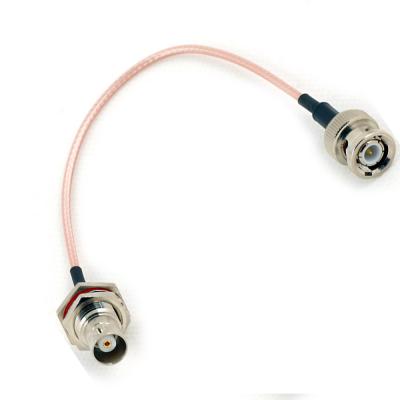 China Multimedia Custom Design BNC Male To Female N Pigtail Coaxial Cable RG-178 for sale