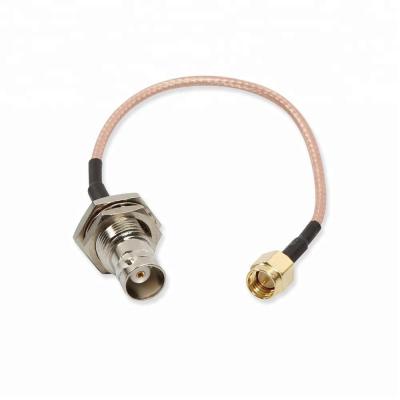 China Multimedia SMA Male To BNC Female Coaxial RG316 Cable for sale