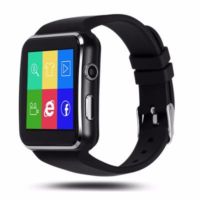 China New Color X6 Smart Wifi Screen Watch Camera Phone Multifunction Sport Wristband Touch Screen Smart Watch for sale