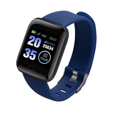 China New Color 116plus Smart Wifi Screen Watch Wristband Step Heart Rate Blood Pressure Sports Watch for sale