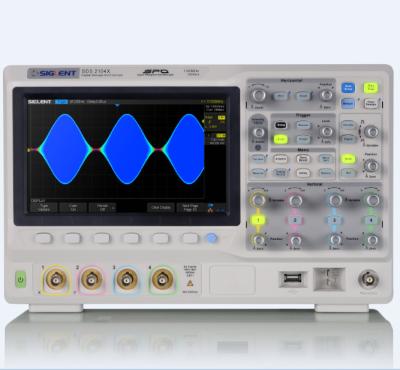 China New 16 channels SIGLENT digital super phosphor oscilloscope SDS2104X, MSO function, higher performance for sale