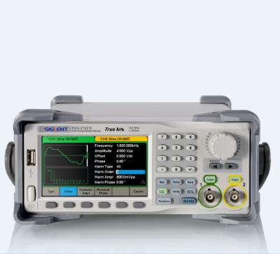 China Siglent SDG2122X Arbitrary Waveform Generator, DDS 120MHz SDG2122X Function Generator for sale