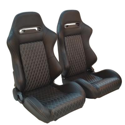 China Adjustable Sports Car Seat Organizer Cushion Boat Soft Metal Memory Foam Leather PVC Wrapping Seat for sale