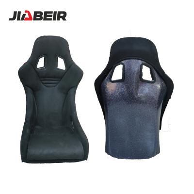 China JBR1022 Comfortable Foam Universal Fiberglass Bucket Back Glossy Racing Car Seat for sale