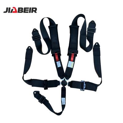 China Long Durability JBR 4004 3 Inch 5 Point LOGO SFI Certificate Custom Seat Belt Racing Harness for sale