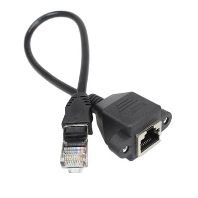 China Computer PVC Sheath RJ45 LAN Cable Male to Female Ethernet Extension Cable rj45 Male to Female Adapter for sale