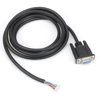 China RS232 COMPUTER console 9PIN D SUB female serial extension connector cable for sale