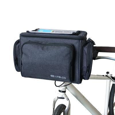 China SINO Outdoor Quick Release Bike Handlebar Bag With Rain Cover Large Capacity Road Bicycle Bags OEM Accepted for sale