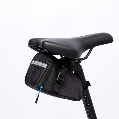 China SINO Waterproof Bicycle Seat Pack Tail Bag Waterproof Custom Logo Outdoor Sport Bike Saddle Bag With Reflective Mark for sale