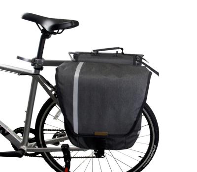 China Water Make Recycling Bag Large Capacity Outdoor Durable Fray Bicycle Pannier Bag SINO Rear Rack Custom Made for sale