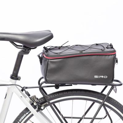 China Water Resistant SINOS Outdoor Sports Waterproof Cycling Carrying Case Travel Bike Pannier Bag Bike Seat Bike Back Rack Bag for sale