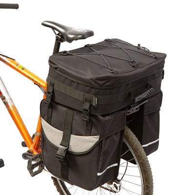 China SINO Outdoor Custom Delivery 3 Tactical Bicycle Bag In 1 Bags Triathlon Bicycle Luggage Bag Rack Bike Pannier For Mountain for sale