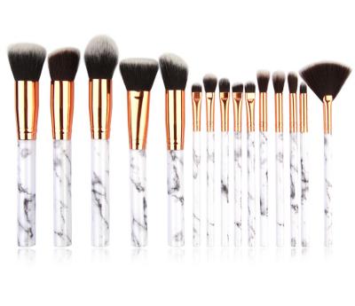 China Angular Blush Marble Free Sample 1pc Makeup Brush Cosmetic Brushes Make Up Makyaj Makeup Brushes Private Label Pincel Maquiagem for sale