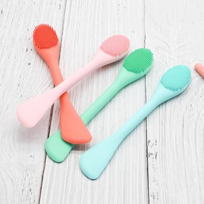 China brush cleaning & Facial Mask Brush Silicone Mud Mask Applicator Sweep Clean Tools Face Mask Brush for sale