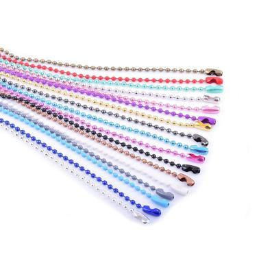 China Band Free Protection Chain Nickel Color Bead Chain Ball Chain for sale