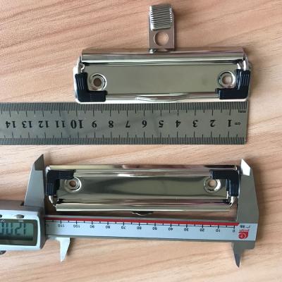 China Heavy Duty Metal Metal Low Profile Clipboard Pen Clip for sale