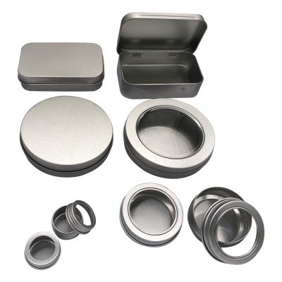 China 1oz 2oz 3oz 4oz 5oz 6oz 10oz Tin Cans Cosmetic Silver Aluminum Screw Cap Aluminum Jar for sale