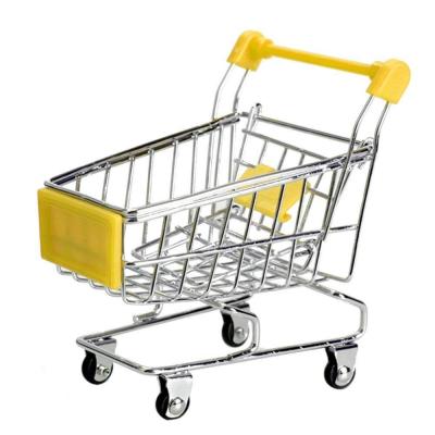 China Folding Mini Utility Supermarket Trolley Shopping Carts for sale