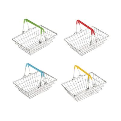 China Mini Gift Supermarket Folding Shopping Baskets for sale