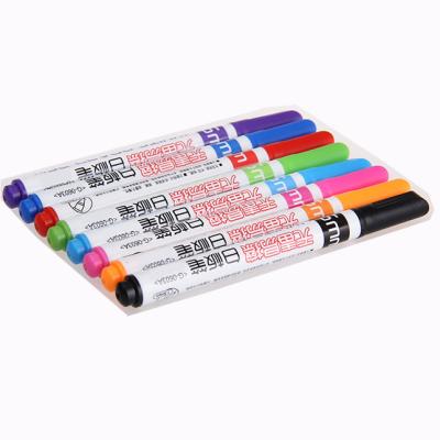 China Long Lasting Good Quality Cute Use Design Bright And Vibrant Color Ink Whiteboard Marker 121X10mm Mini for sale