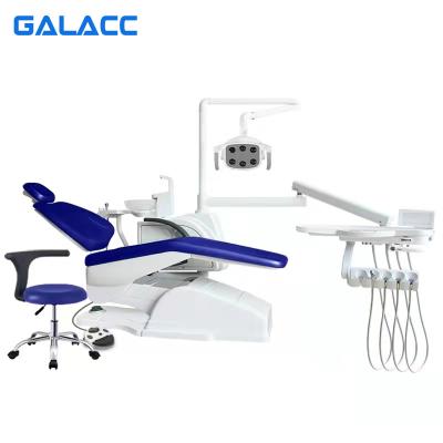 China High Quality Dental Chair Metal Foshan Dental Unit Manufacturer Unit Price With Dentist Stool for sale