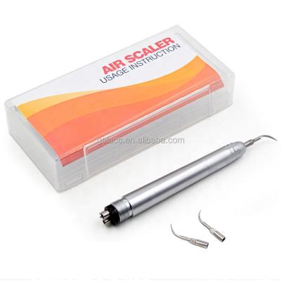 China Hot Sale Factory Price Cheapest Portable Dental Metal Teeth Cleaning Medical Air Scaler with 3 Tips with B2 or M4 for sale