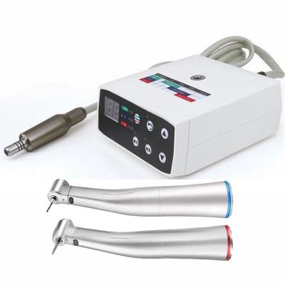 China Plastic Dental Unit Electric Motor Integrated Brushless Inner Jet With Kit With 1:5 And 1:1Contra Angle Optics for sale