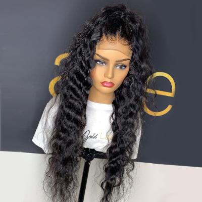 China Natural Black Lace Front Wig Color T Wave Hair T Piece Medium Deep Wig Part for sale