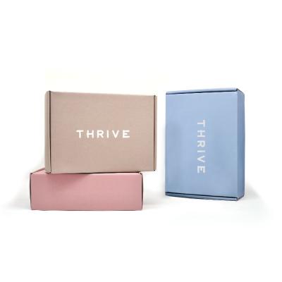 China Recyclable luxury Papermail free sample packaging box custom logo cosmetic corrugated packaging gift box for sale