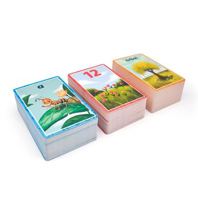 China Paper Kindergarten Cardboard Educational Paper Learning Cards For Children Wholesale In China for sale